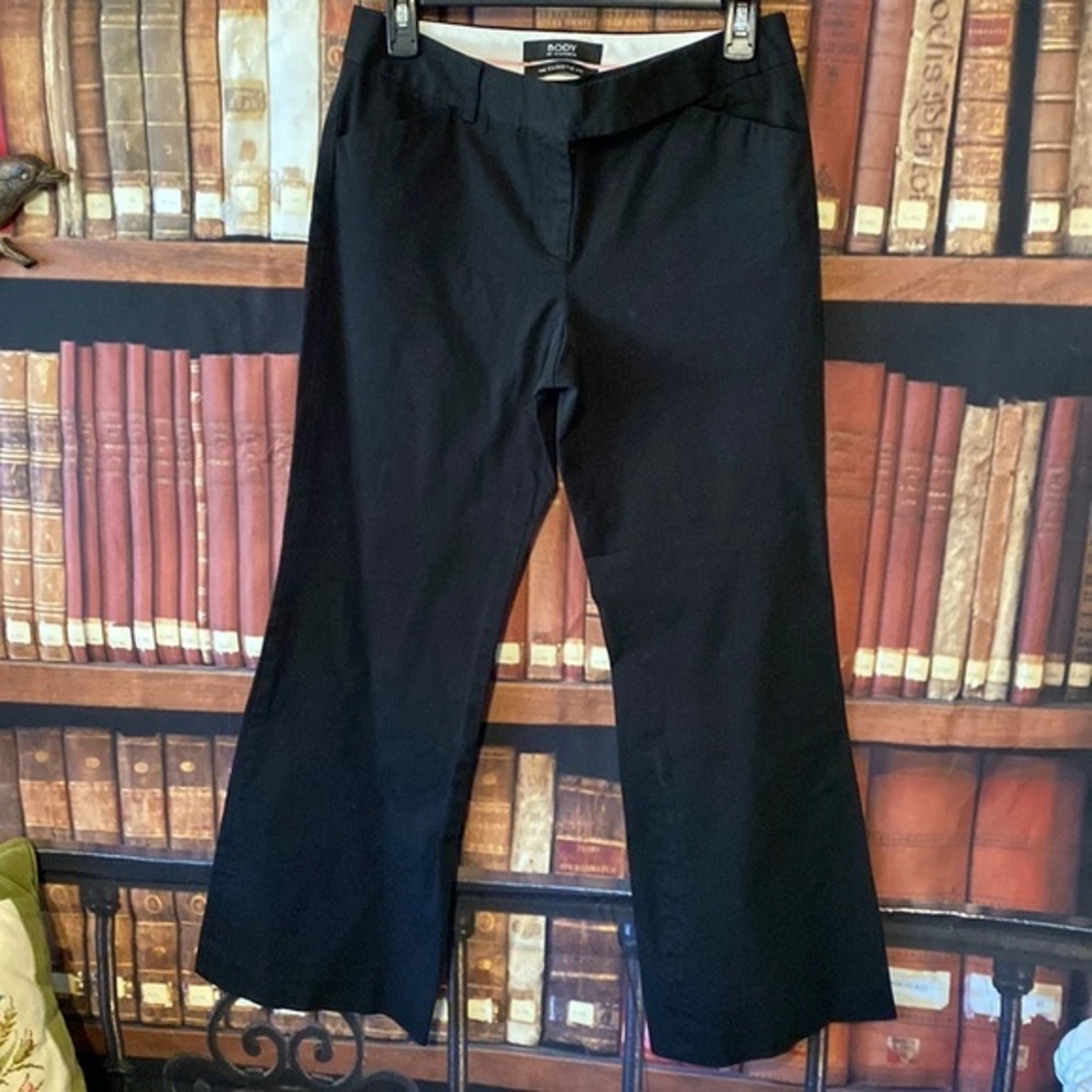Y2K Body by Victoria Christie Fit Black Stretch Ankle Trousers Size 6